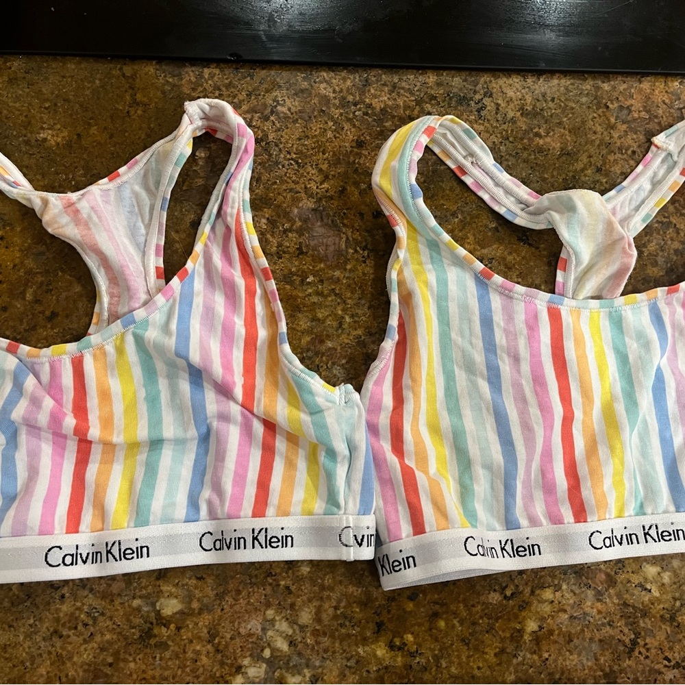 Calvin Klein carousel raceback bralette